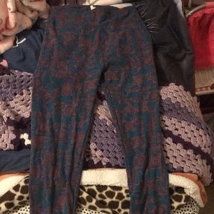 Luluroe Tourquoise leggings